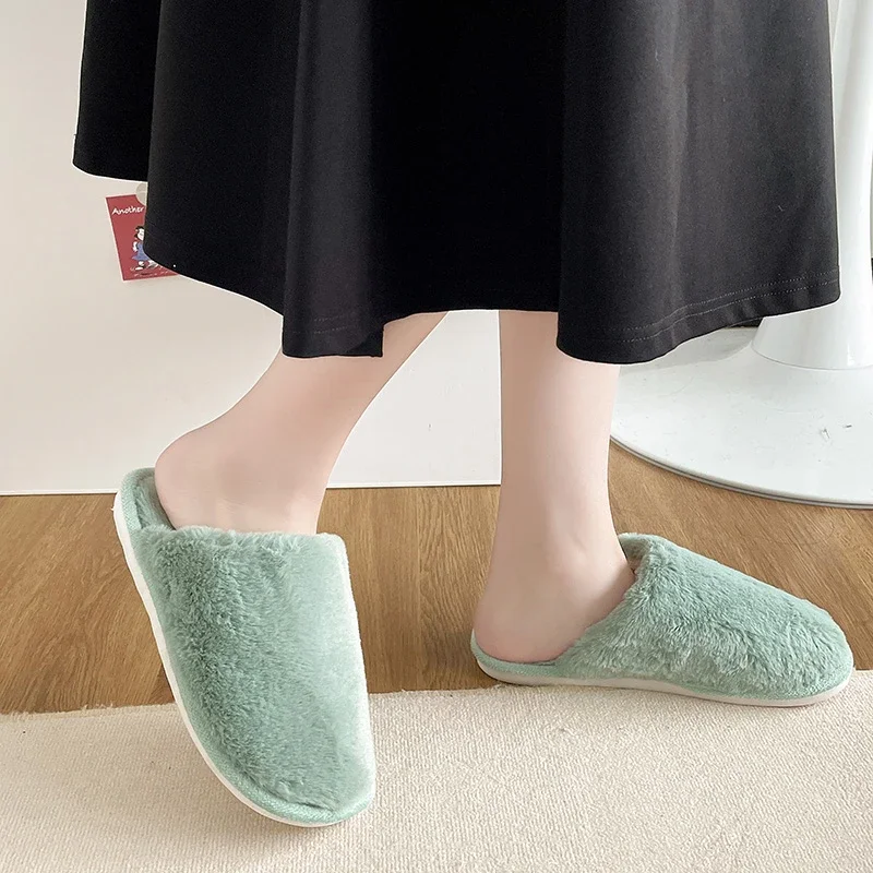 Slipper For Women Fashion  Fluffy Winter Warm Slippers  House Shoes