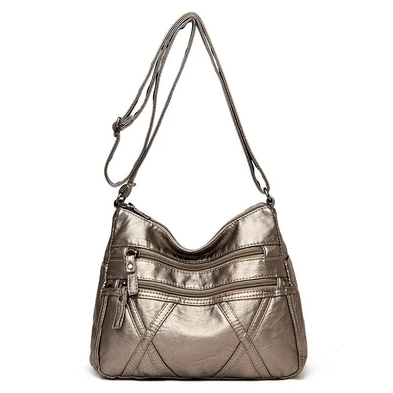 Factory Price Women\'s Handbag 2023 Soft Leather Luxury High-capacity Bags Designer Cheap Women\'s Bags Black Crossbody Bag