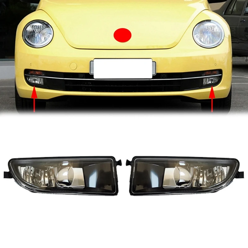 Luces antiniebla del parachoques delantero del coche, lámpara de conducción antiniebla para VW Beetle 2012, 2013, 2014, 2015, 2016