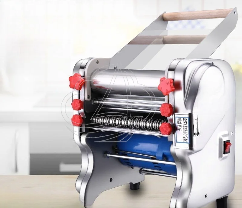 Stainless Steel Electric Pasta Maker All-in-One Automatic Dough Kneading Rolling Machine for Home & Commercial Use