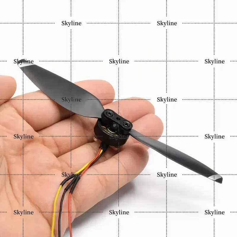 For 1503 Mini Model Aircraft Brushless Motor Drone Motor 3100KV 2S 7.4V A B Blade Accessories