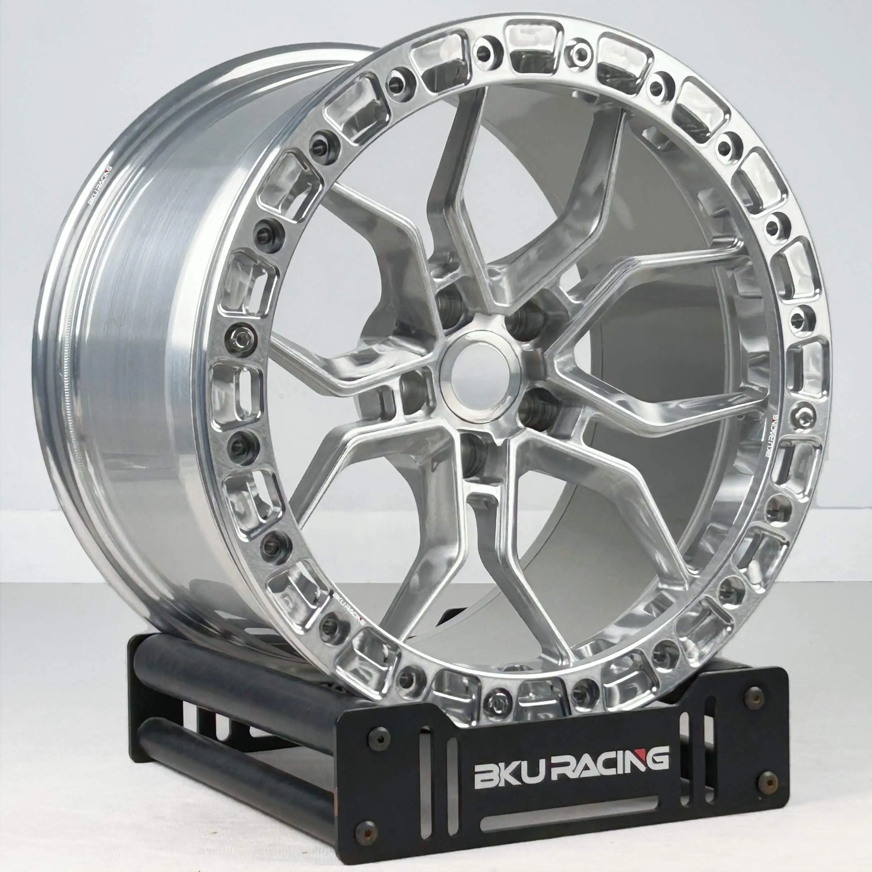 

Kw Custom Forged 5x120.65 Wheels for Chevrolet Corvette stingray E-ray ZR1 Z06 C6 C7 C8 20 21 22 Inch Silver Beadlock Wheels