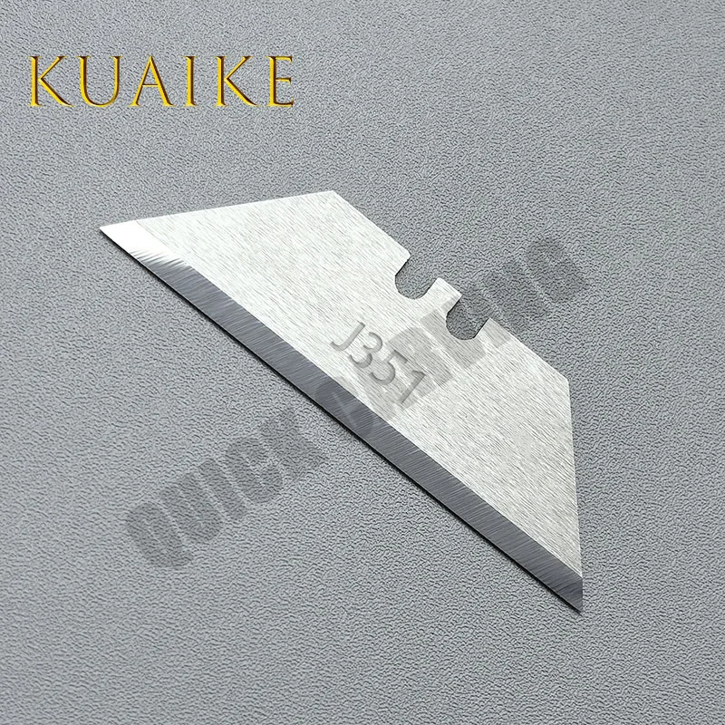 10PCS JWEI J351 Tungsten Carbide Vibration Knife V Groove Knife Cutting Paper Trapezoidal CNC Machine Drag Blades
