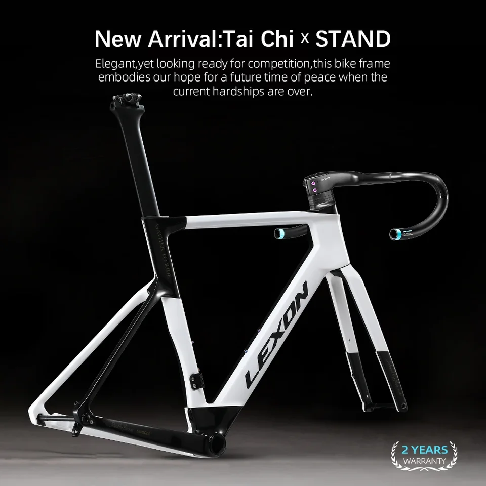 2022 Lexon Carbon Road Bike Frame Disc Brake Full Inner Cable