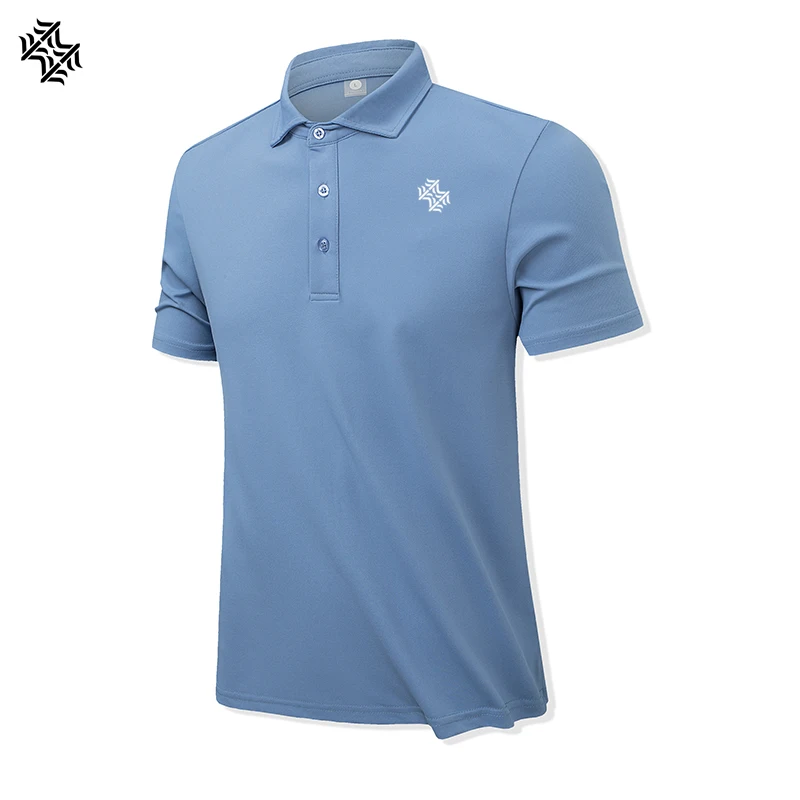 SBWL men's high quality outdoor golf equestrian POLO shirt Fashion business leisure senior sense T-shirt Light luxury Tops