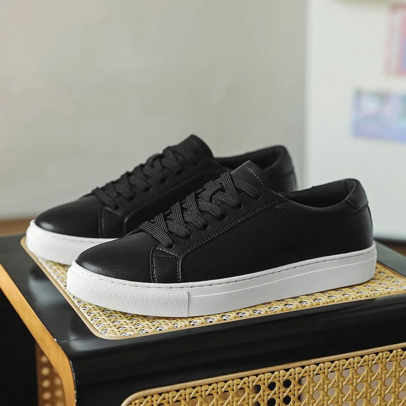 Mais tamanho 49 na moda masculina sapatos casuais de couro macio tênis ao ar livre confortável leve sapatos planos clássicos sapatos de placa social