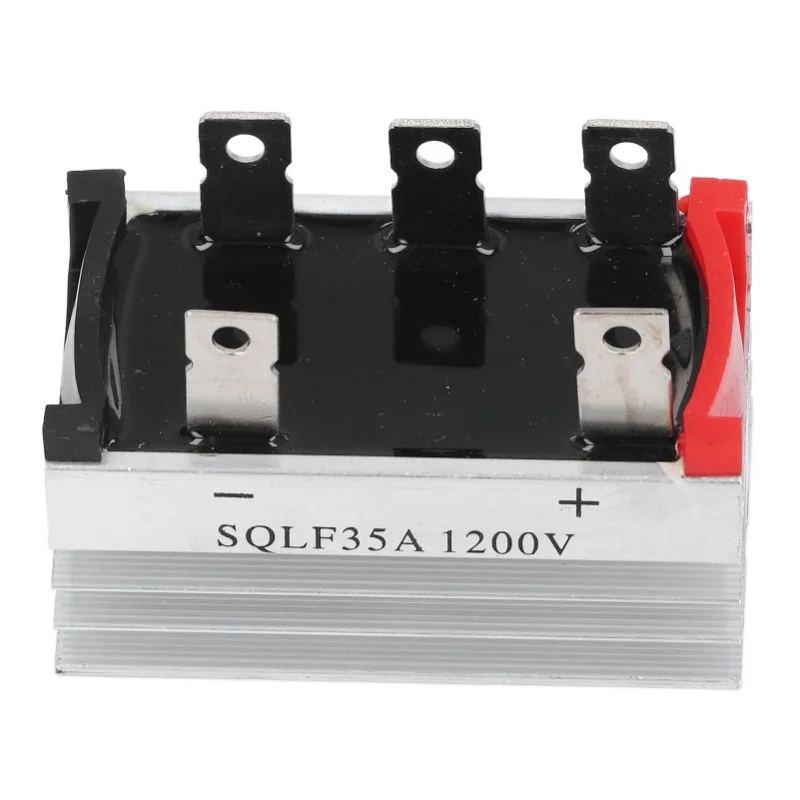 3 Phase Rectifier Bridge High Power Stack Silicon With Radiator Generator Parts 35A 1200V