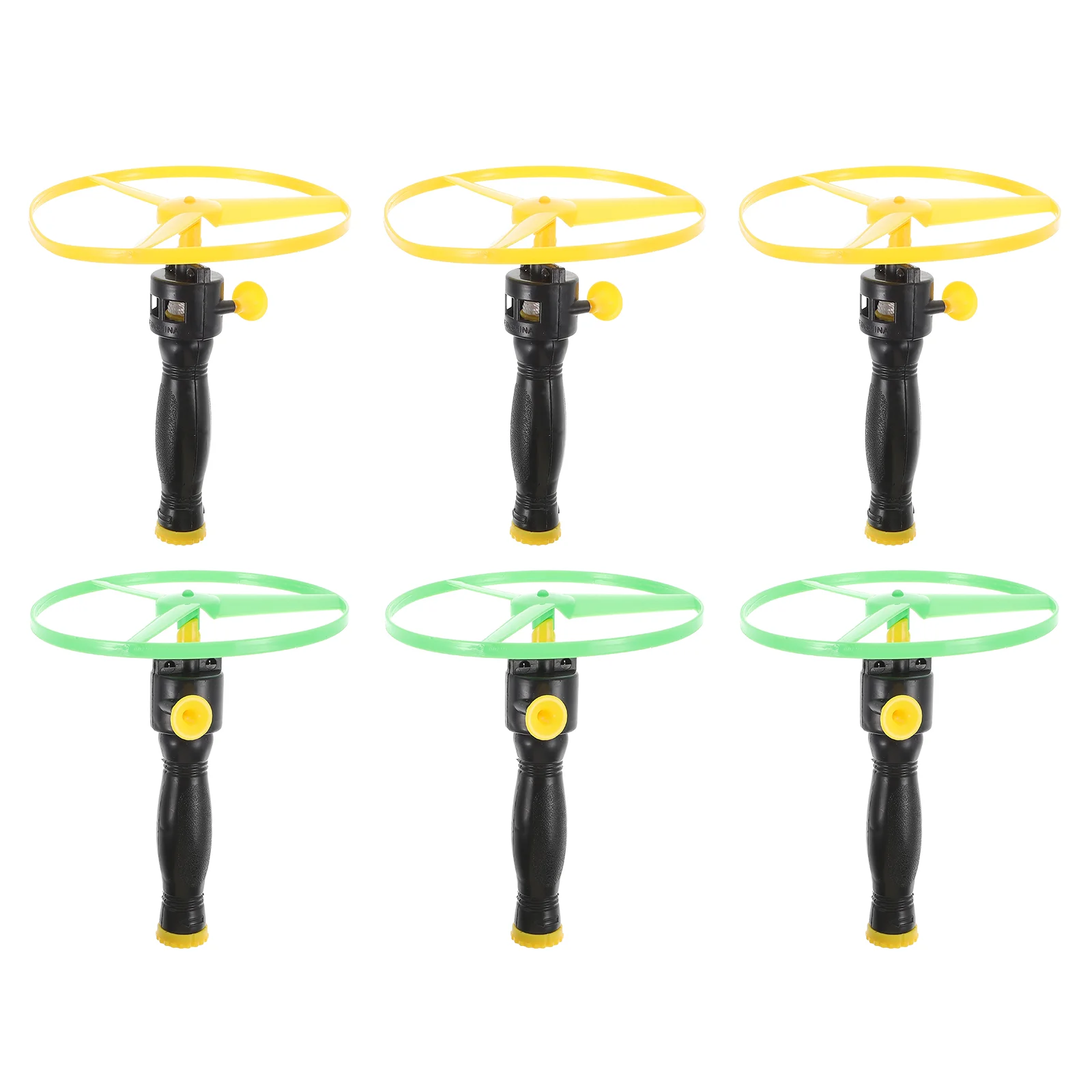 

3 Sets Handheld Funny Kids Toy Fly Toys Flying Disc with Launcher Gift for Outdoor Plaything