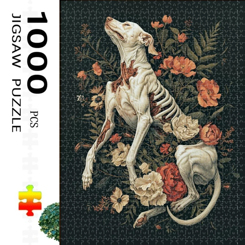 

500/1000/1200/2000 PCS Puzzle Animal Image Jigsaw Puzzles for Challenging Family Activity Games Party Birthday Gift