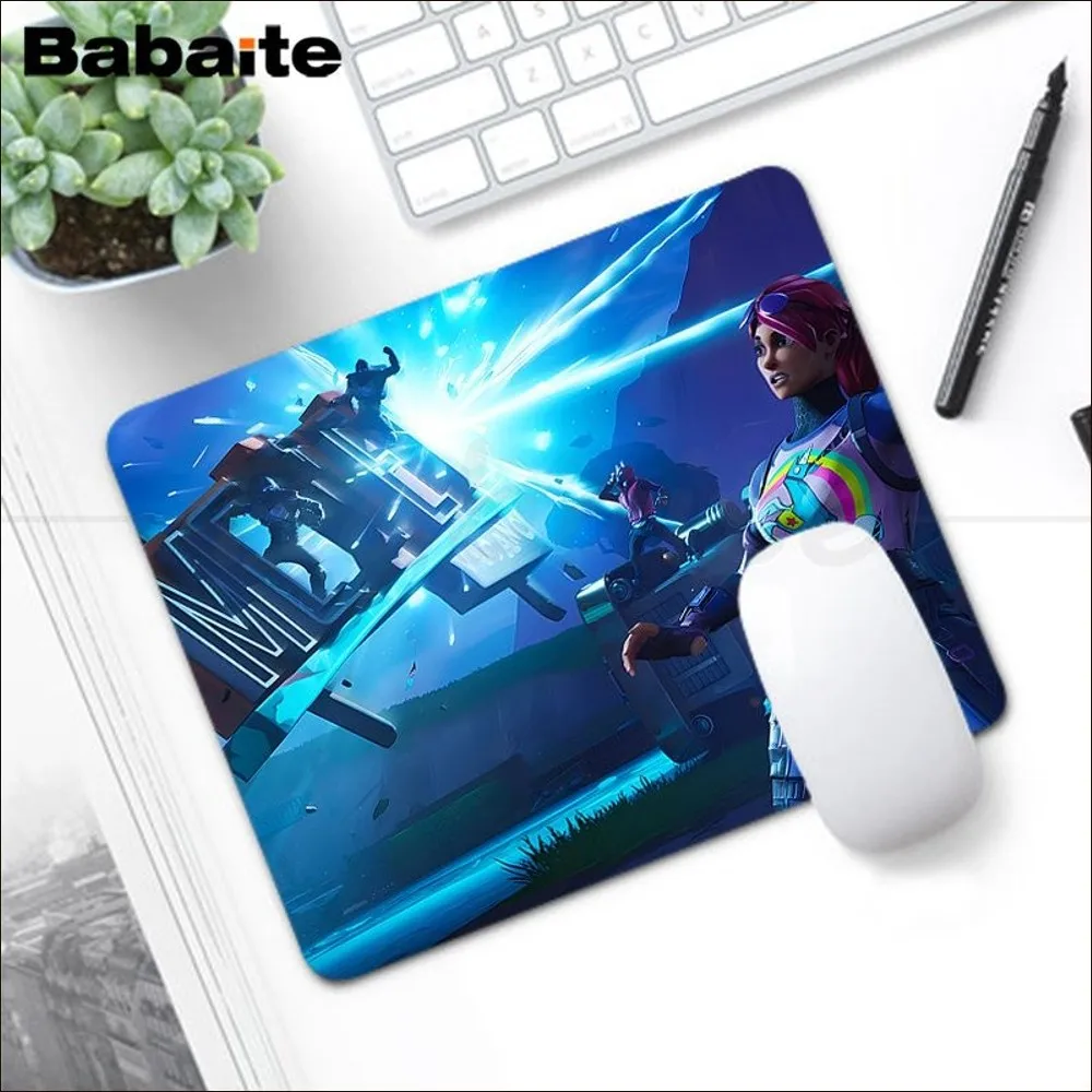 Cartoon B-Battle-R-Royales-F-Fortnites Mousepad Small Office Computer Desk Table Keyboard Laptop Cushion Non-slip Deskpad Decor