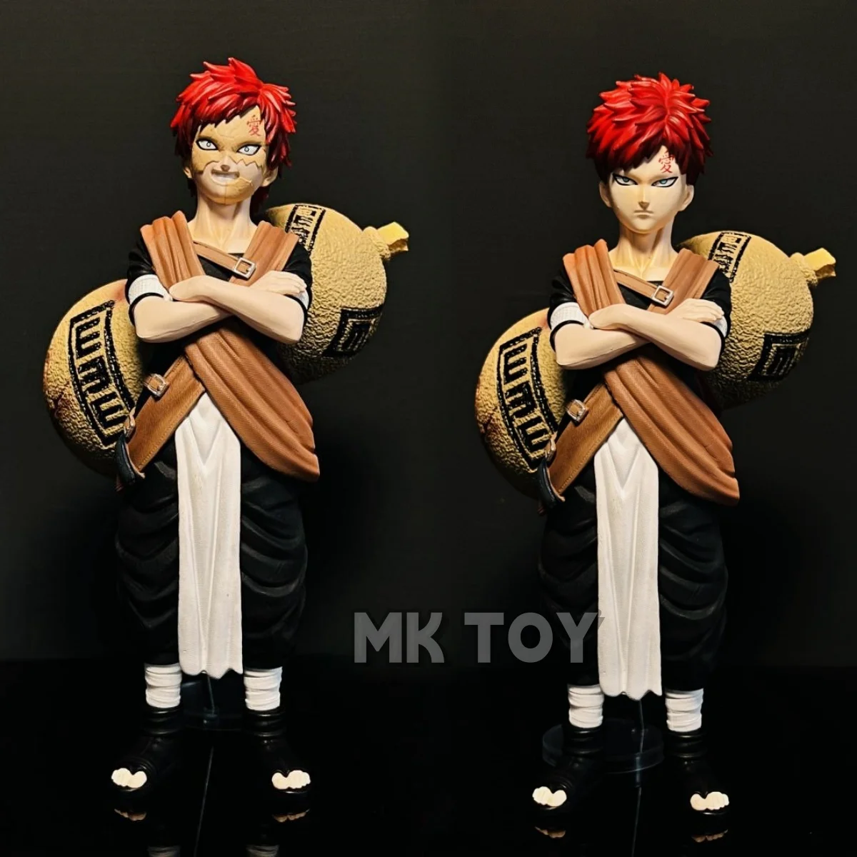 20cm Anime  Naruto Gaara Change Two Face Action Figures, Collection Model Toys, Gifts