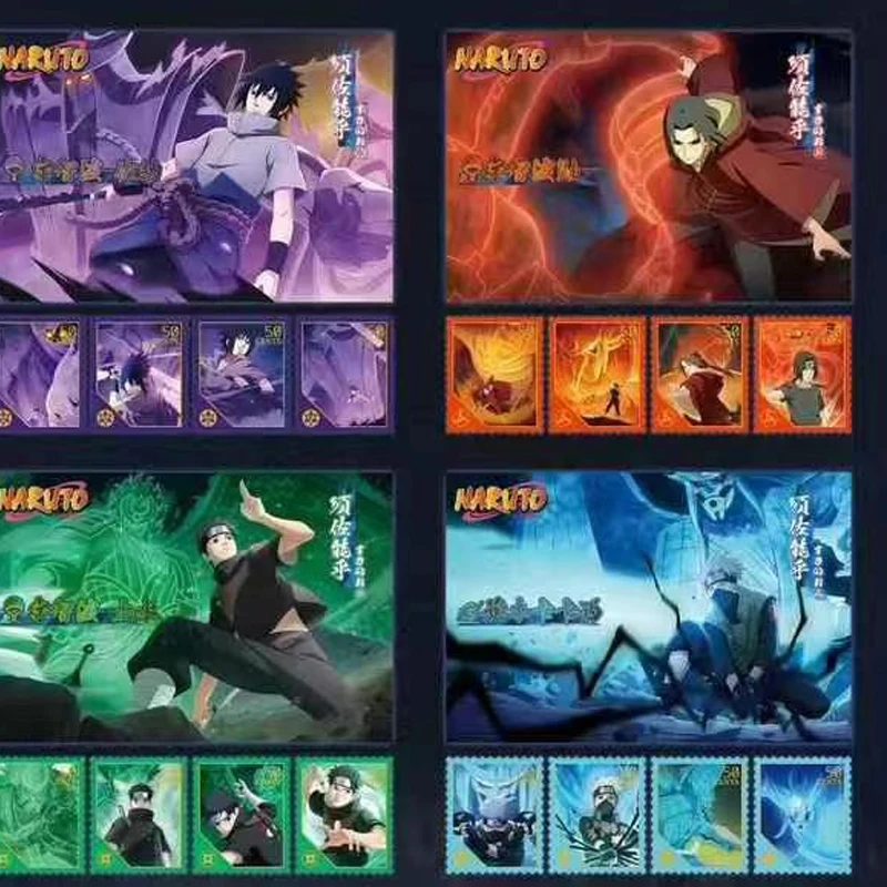 Groothandel Naruto Collection Cards Booster Stamp Collection Kinderspeelgoed Speelkaarten Kinderen Speelgoedcadeau