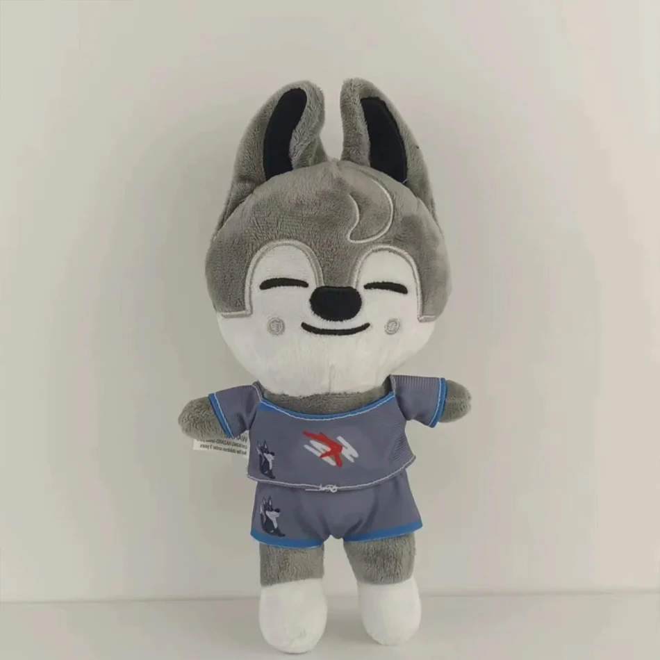 22cm kpop 플러시 장난감 Kawaii Skzoo 길 잃은 플러시 만화 인형 동물 인형 Kawaii 동반자 장난감 룸 장식 어린이 선물