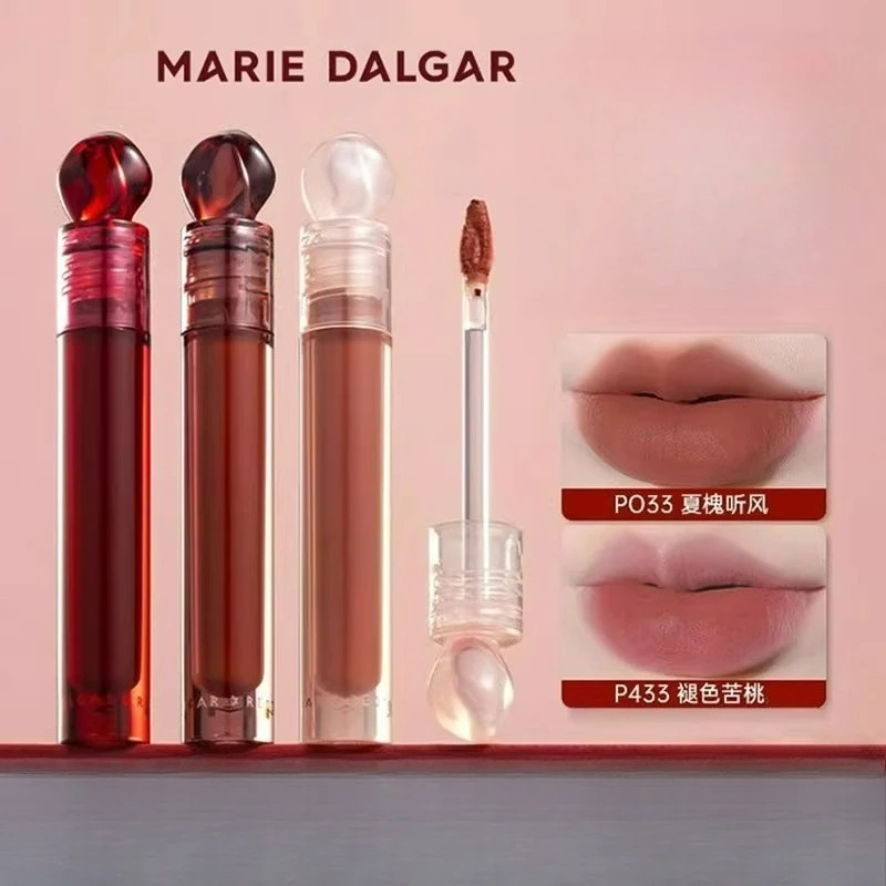

MARIE DALGAR Pink Inky Water Light Lipgloss Tint Waterproof Lip Moisturize Makeup Cosmetics
