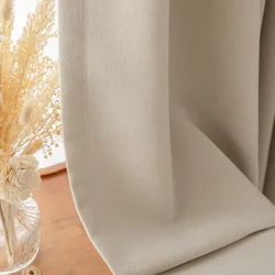 N3105Thickened high light-blocking curtains with a fine velvet feel comparable to flannel