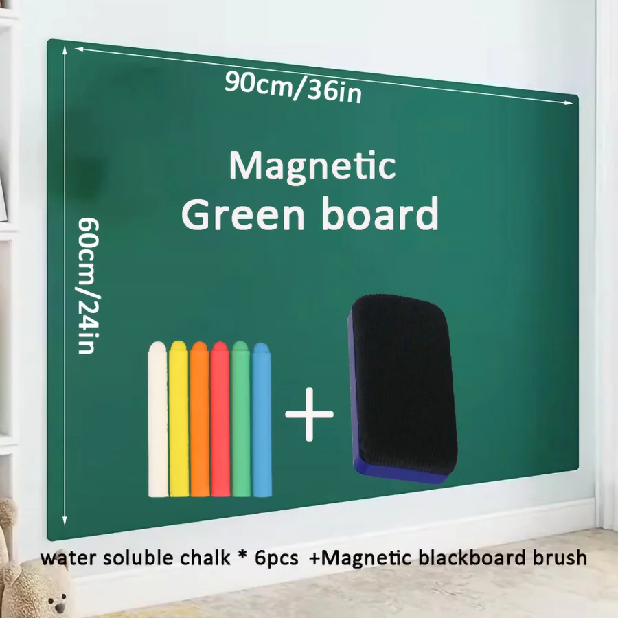 Self-adhesive greenboard magnetic Stickers, Home Graffiti Wall Stickers, Thickened Office Soft Wall Stickers 36\