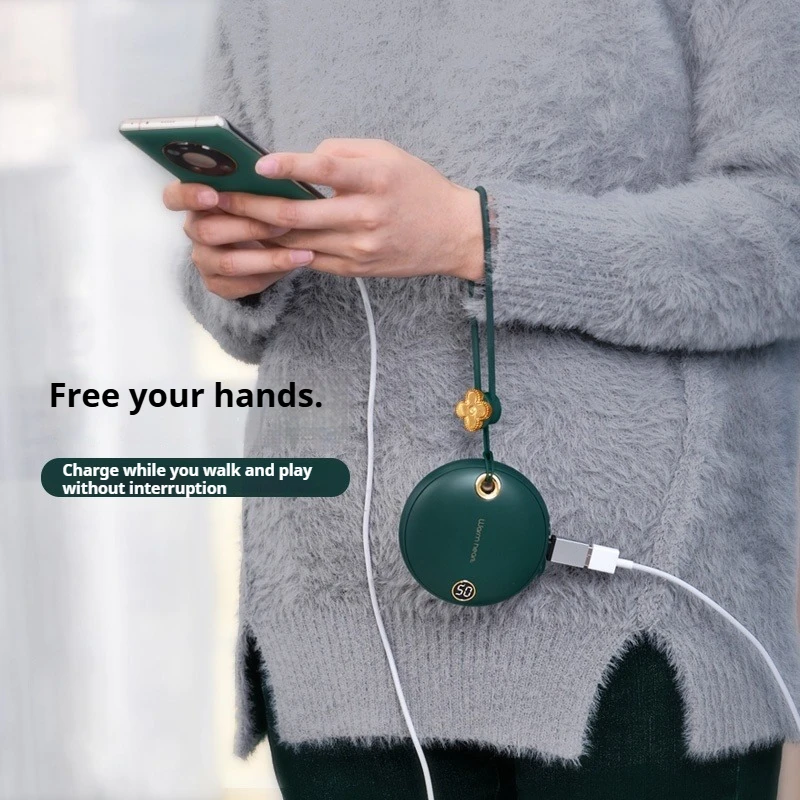 Eary USB 2 في 1 5000mAh جهاز تدفئة محمول قابل لإعادة الشحن 3 مستوى المحمولة الكهربائية تدفئة اليد قابلة لإعادة الاستخدام هدايا للأصدقاء الرجال النساء طفل