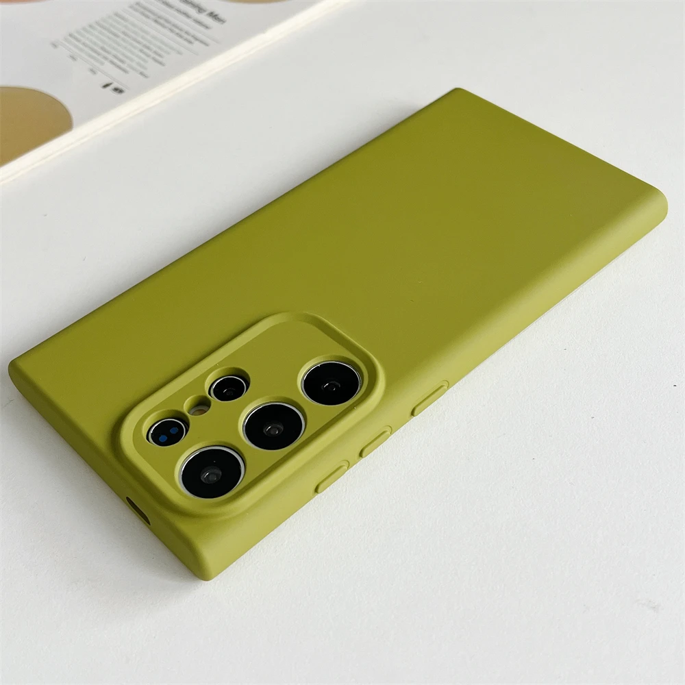 Soft Liquid Silicone Magnetic for Magsafe Case for Samsung Galaxy S26 S25 S24 S23 Ultra S22 Plus Wireless Charge Bumper Cover