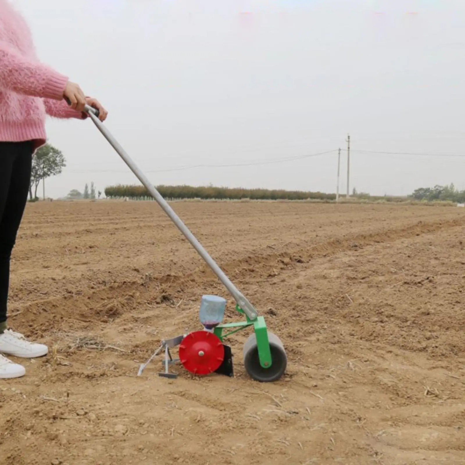 

Hand Push Seeder Sower Gardening Tools Vegetable Sewing Machine Professional Vegetable Cereal Rape Radish Onion Sowing Machine