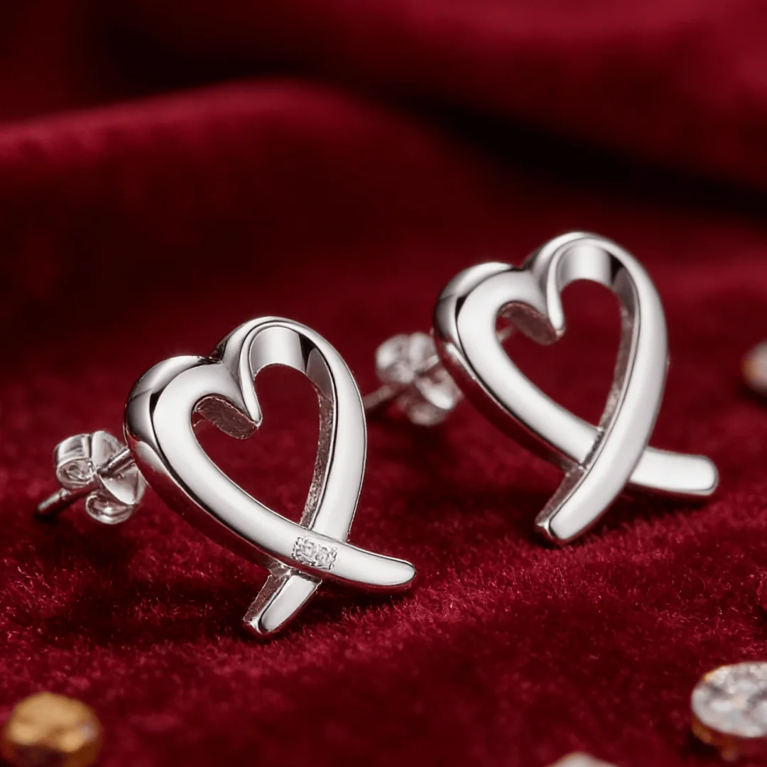 Vintage Fashion Center - Charm 925 Sterling Silver Earring Fashion