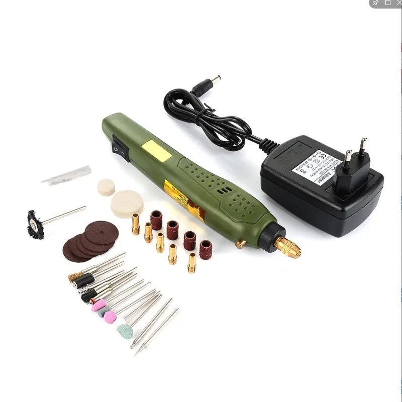 Miniature electric grinding electric drill multi-functional mold root carving jade engraving machine Wenwan grinding machine