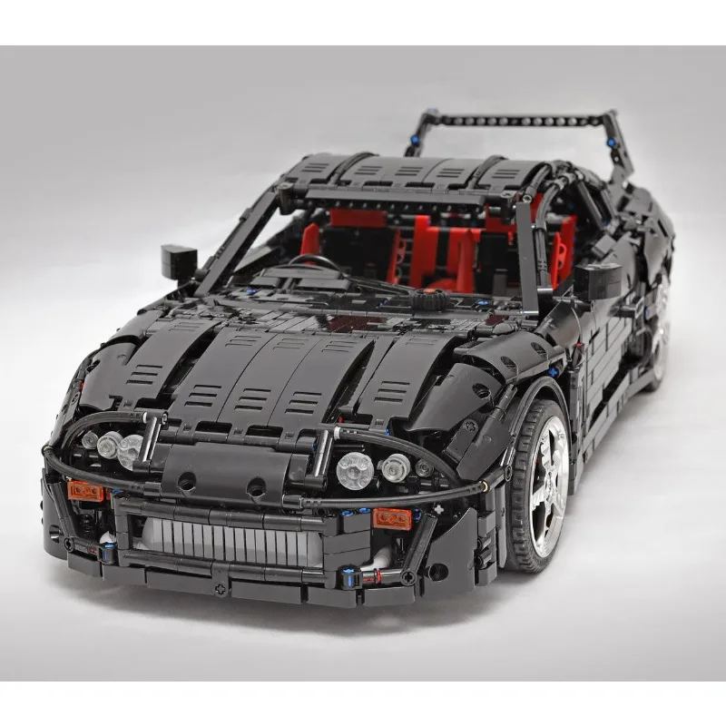 MOC-62982 1:8 Supra MK4, Bloques de Construcción de Auto Deportivo, Modelo Creativo de 3804 Piezas, Juguetes Educativos y Antiestrés, Regalo