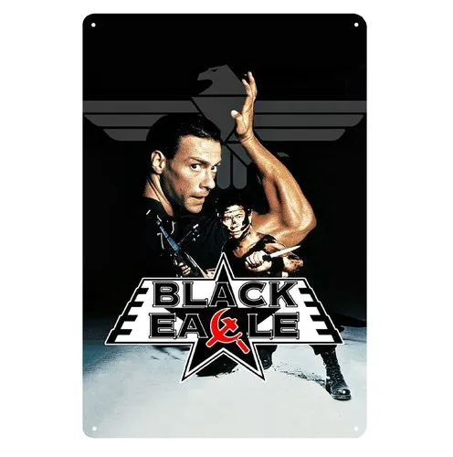 Black Eagle jean claude van damme Movie Metal Poster Tin Sign -  Plate