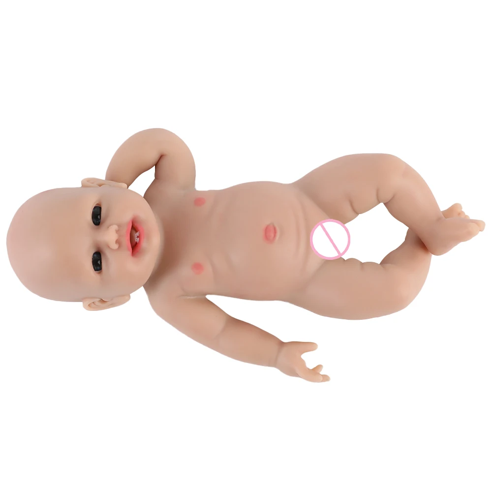 IVITA WG1508 7 polegada 209g 100% Silicone Reborn Baby Doll Realista Girl Dolls para Crianças Natal Aniversário Brinquedos