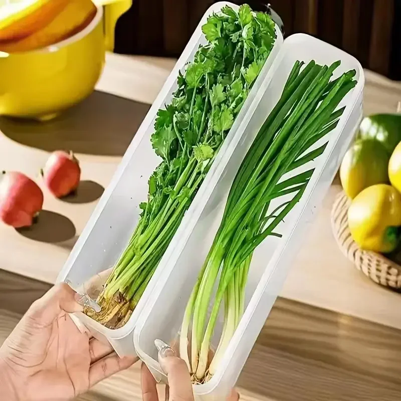 

Большие прямоугольные контейнеры для хранения продуктов питания, многоразовые штабелируемые пластиковые кухонные ящики, органайзеры для холодильника с морозильной камерой для кладовой