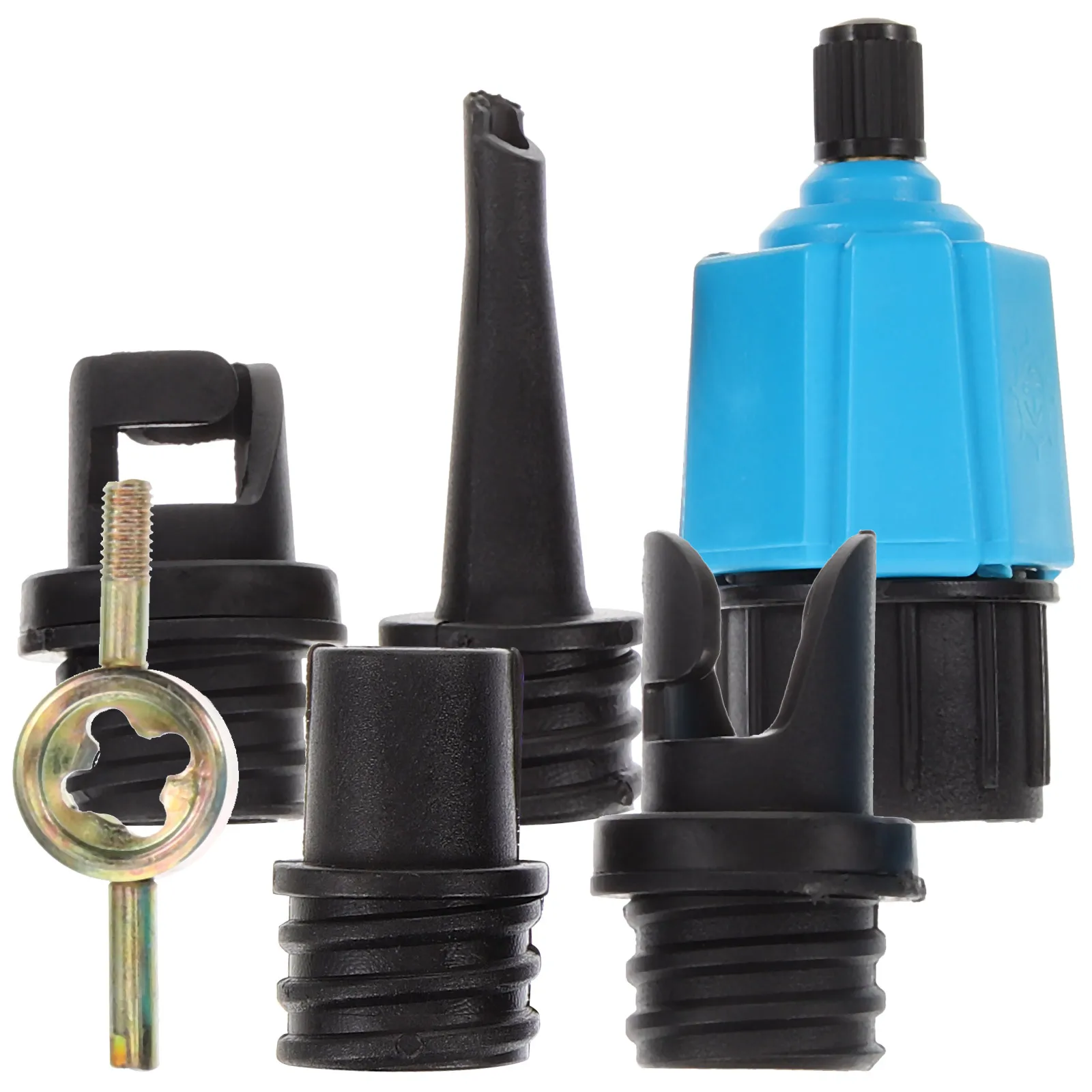 

Air Valve Adapter SUP Pump Converter for Inflatables Boat Kayak Paddle Board Blue High Efficiency Inflation Easy Conversion