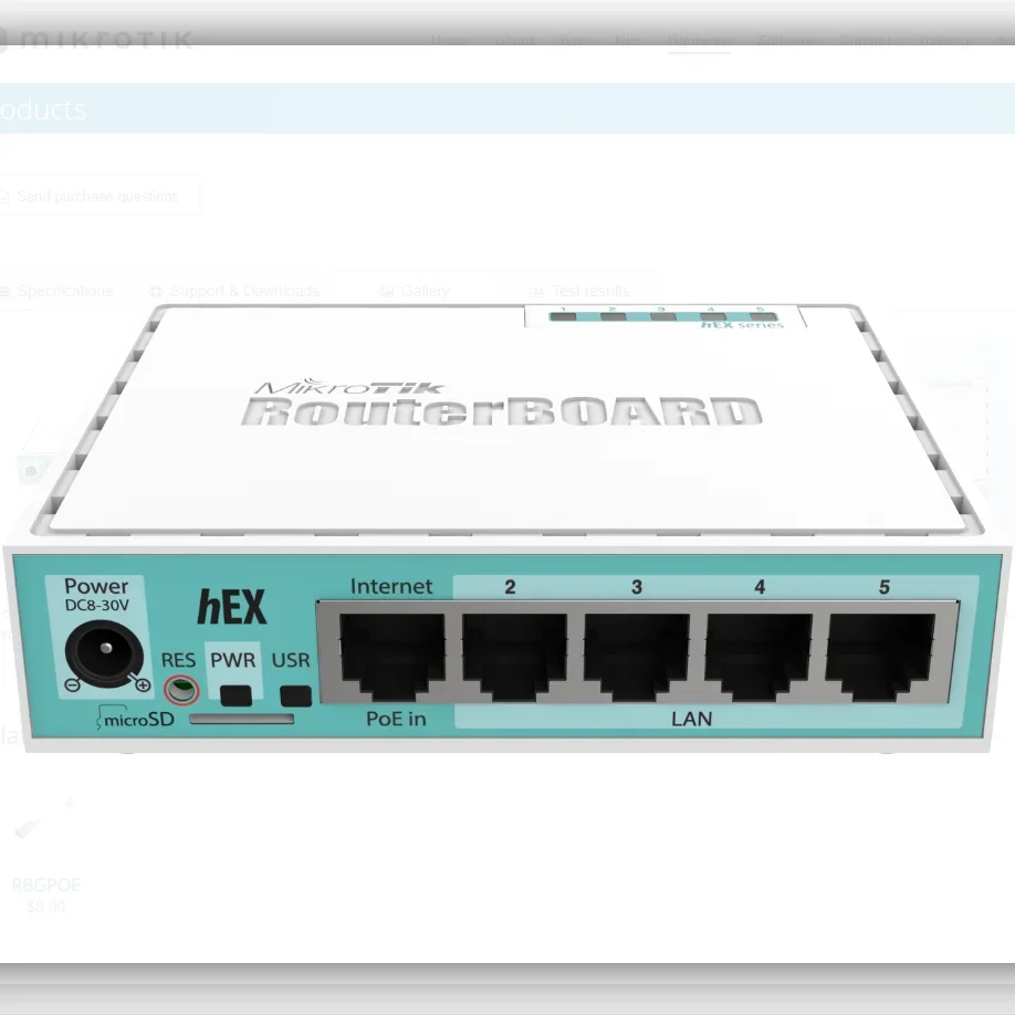 Mikrotik hex RB750Gr3 rb4011 5xGigabit Ethernet Dual Core microtick internet connection mikrotik Router