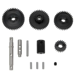 MEUS RACING 1/18 Capra Metal Gear Upgrade Kit Transmission Gear Kit for AXIAL 1/18 UTB18 Capra RC Upgrade Parts Accessories