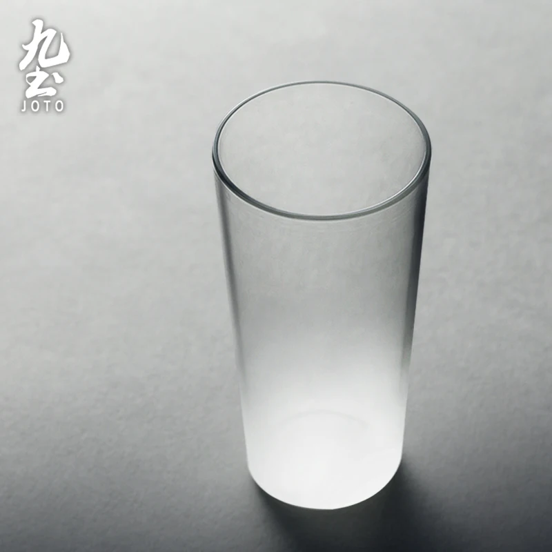 

JOTO Heat Resistant Borosilicate Glass Teacup Cold Drinking Mug CUPR0498