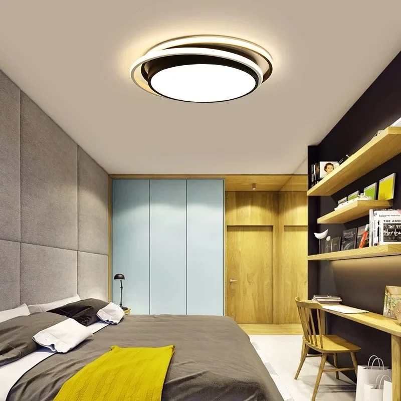 

BOSSEN Scandinavian Bedroom Light Modern Simple Creative Living Room Dining Room Master Bedroom LED Ceiling Light.