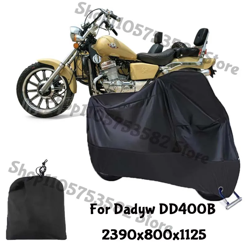 Motorcycle Full Covers For Dadyw DD400B Car Outdoors Sun Protection Dust No Ear Thickened Oxford Clothcover Accessories