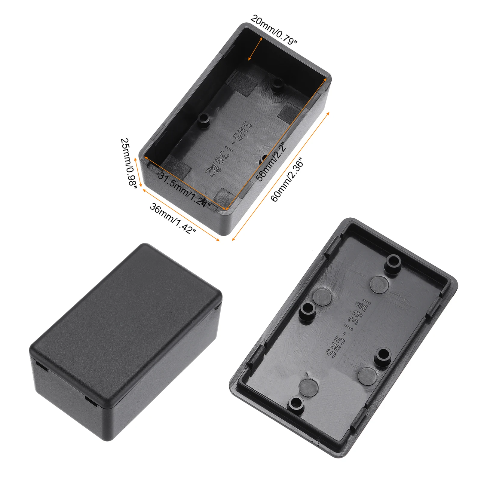 1-10Pcs Elektronische Junction Box Staubdicht ABS Kunststoff Projekt Box Lagerung Shell Gehäuse Instrument Fall Gehäuse Steuer Boxen