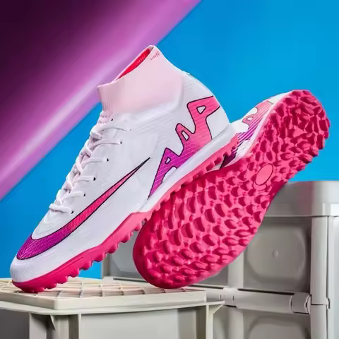 New Men Futsal Football Boots Sport Indoor Soccer Shoes Ultralight Non-Slip Non Slip Turf Comfortable Grass Adult Cleats