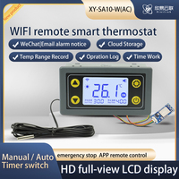 WIFI remote thermostat switch temperature controller digital display intelligent automatic thermostat with probe SA10/SA30