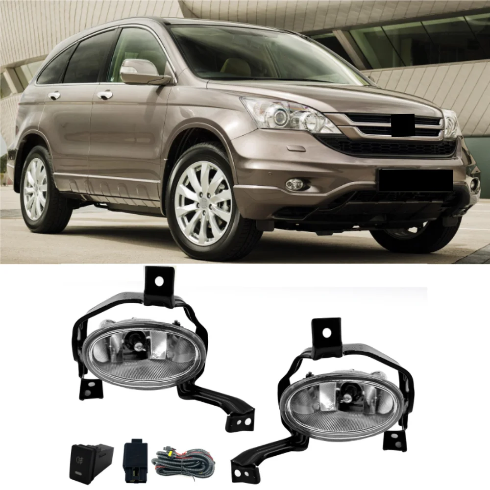 

For Honda CRV 2010-2011 car front bumper halogen fog lamp assembly kit