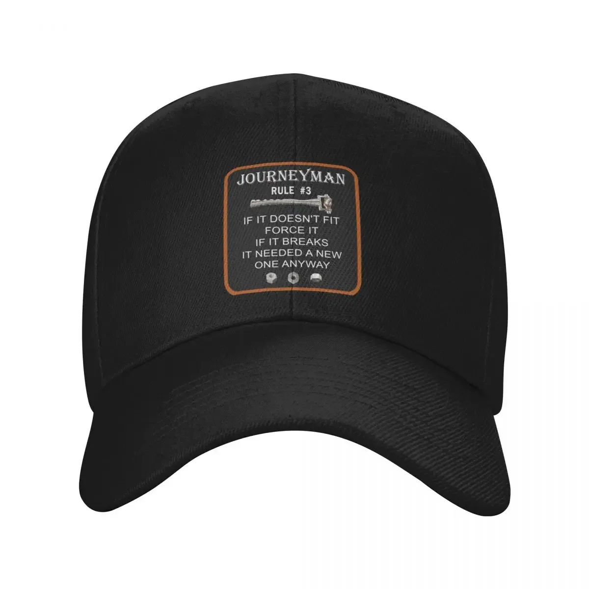 

Auto Mechanic Journeyman Rule #3 Baseball Cap hats for men Fashion Beach Sun Hat For Children Mens Caps Women's
