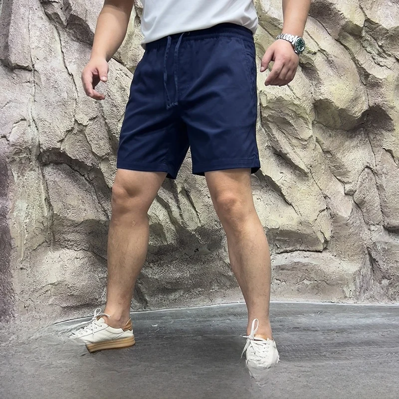 

Australian Men's Cotton Elastic Waist orts Summer Casual Loose Fit Versatile Comfortable Breathable Youthful Everyday Wear