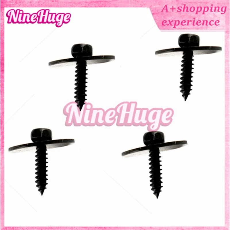 4X A0019906036 Sheet Metal Under Cover Screw 4.8x19mm For Mercedes Benz W203 S203 2000-2007 W204 S204 2007-2014 W207 W211 C219