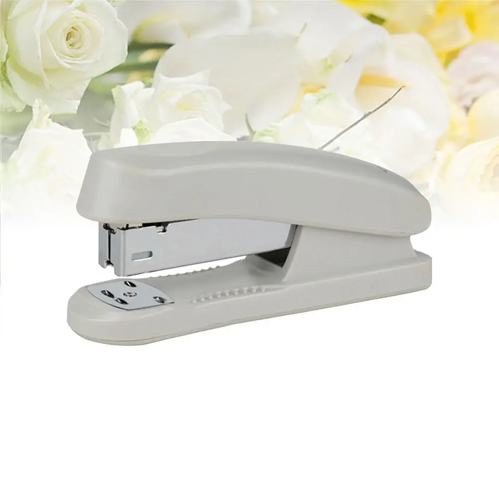 

Desktop Labor-Saving Stapler Classic Compact Portable School Office Stapler Stationery Supplies Random Color Stationery Supplies