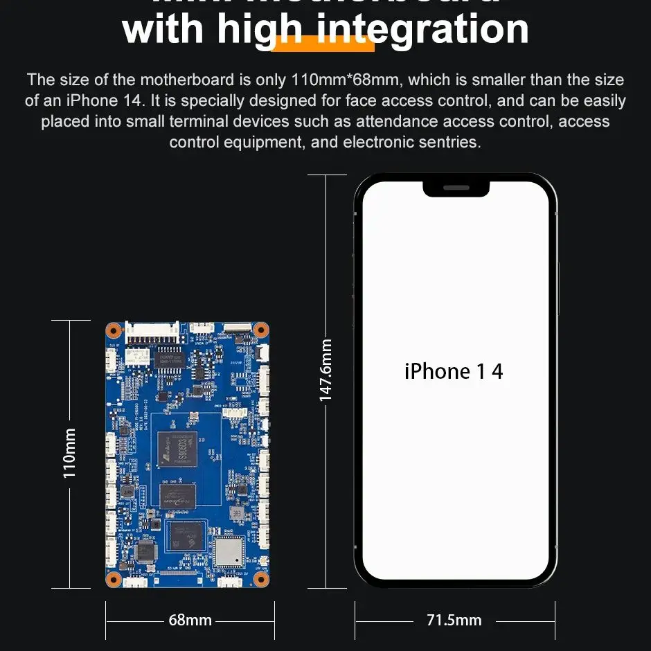 Liotron-Android Miniマザーボード,クアッドコアCPU,Amlogic s905d3,4GB RAM,hdmi mipi開発ボード,顔のアクセス制御