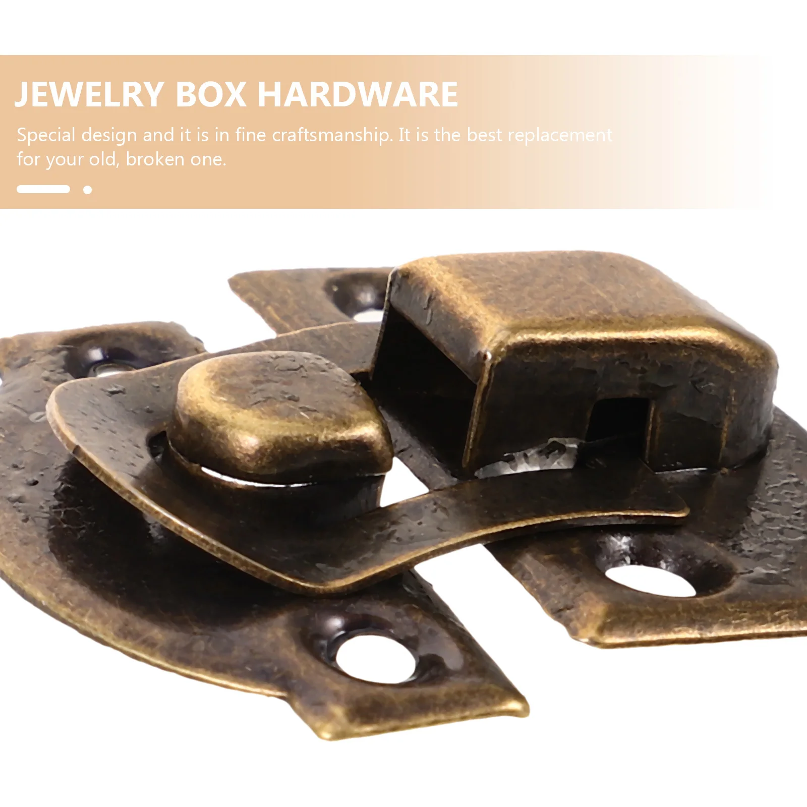 

30Pcs Hasp Latch Decorative Vintage Lock Wooden Case Latches Perfect for Modern Homes Furniture Hasp Latch