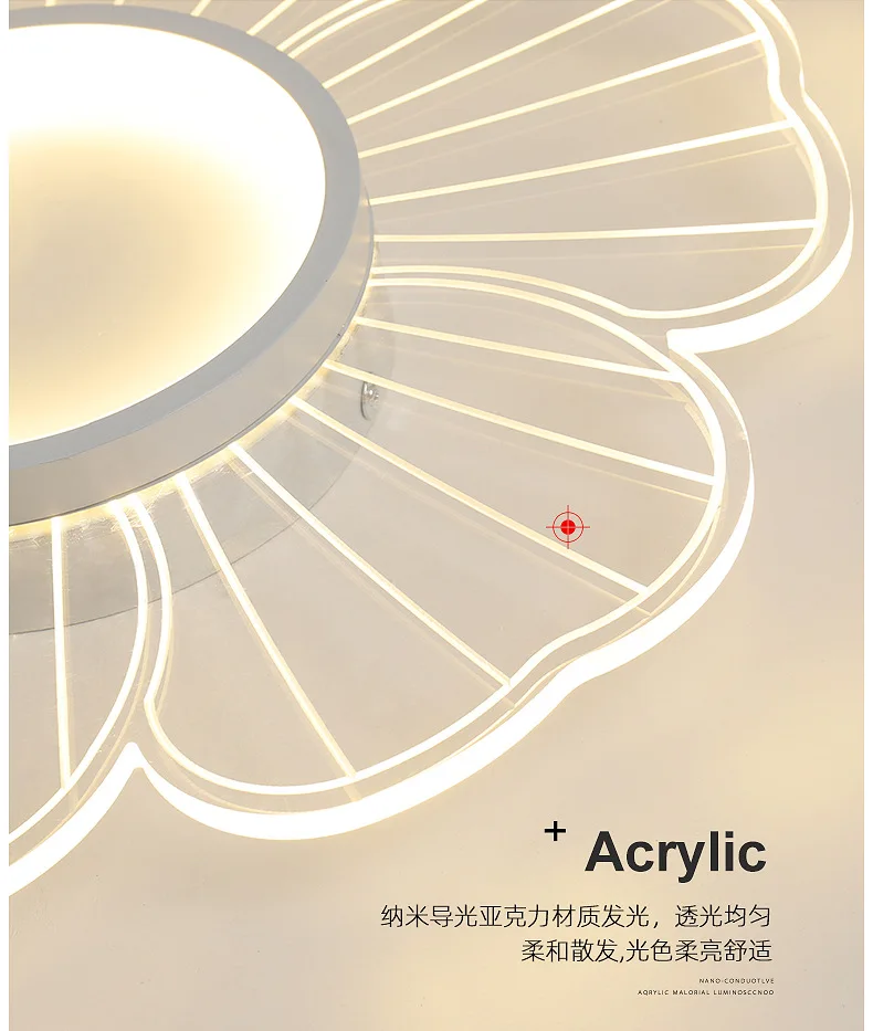 

Скандинавский светодиодный потолочный светильник для детской комнаты, спальни девочки, декоративная романтическая люстра в виде лепестков цветка, лампа для детской комнаты принцессы, детской комнаты малыша