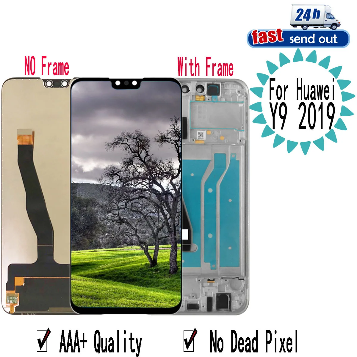 6.5'' Enjoy 9 Plus LCD For Huawei Y9 2019 LCD Display Touch Screen Digitizer Assembly Replacement For Huawei Enjoy 9Plus