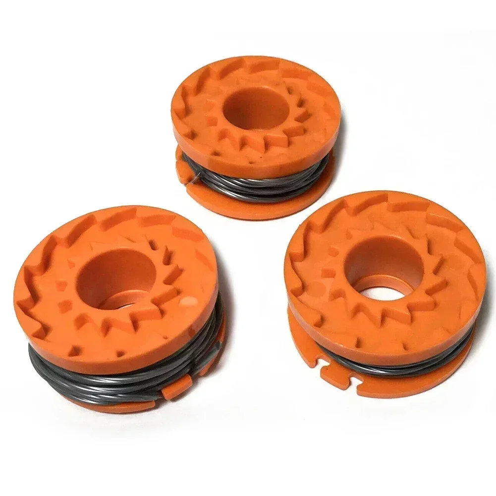 3Pcs Trimmer Spool Line Replacement Grass Trimmer Line Spool Set Weed Eater Weed Eater Edger Line String  For Mac MGTP 18Li