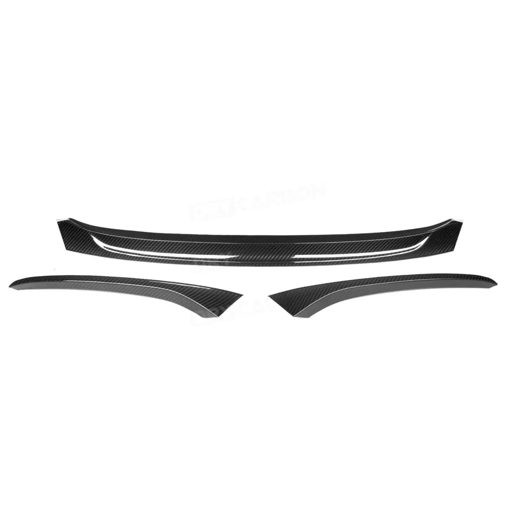 Dry Carbon Fiber Front Bumper Lip Spoiler Splitters For BMW 8 Series G14 G15 G16 2018-2022 Car Tuning Styling Front Lip Diffuser