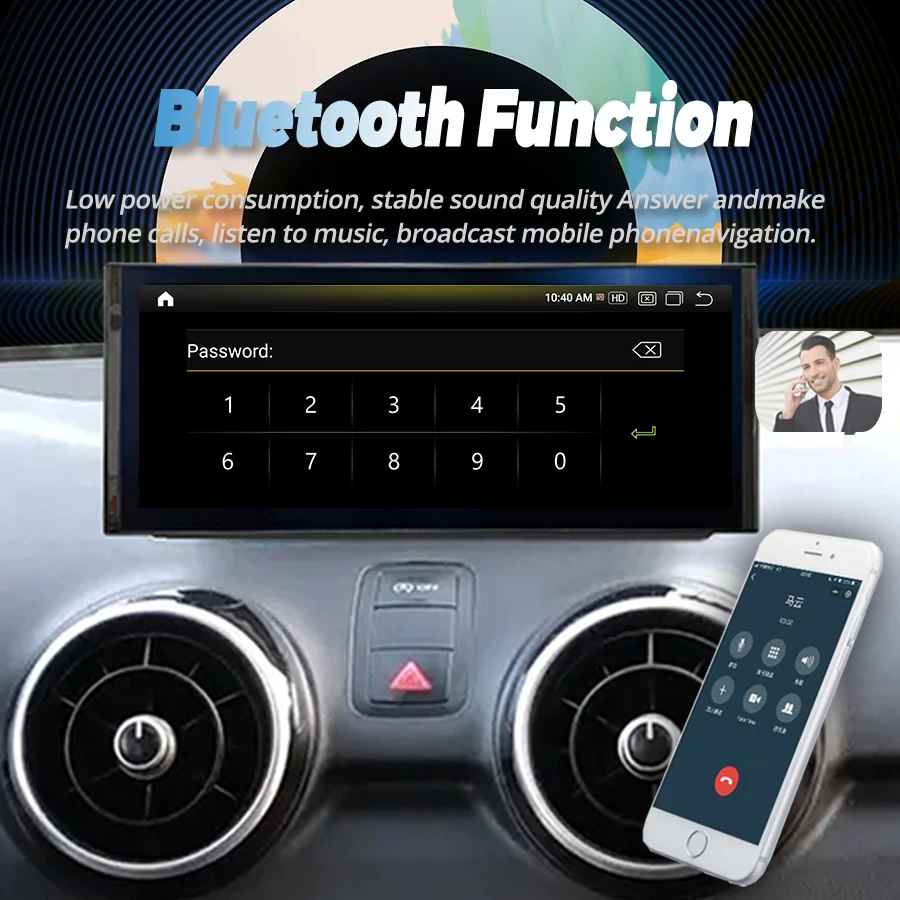 12.3Inch 1920*720 Qled Scherm Voor AUDI A1 2012-2018 Android 14 Autoradio Multimedia Video Player stereo GPS Draadloze CarPlay